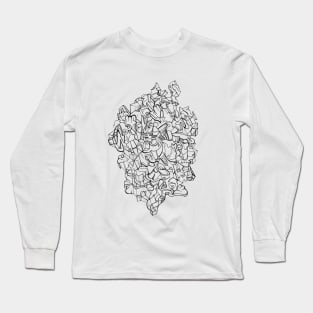 Pen & Ink Escher Puzzle Long Sleeve T-Shirt